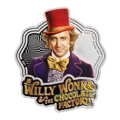 A picture of a Pièce d’argent de 1 oz à l’effigie de Willy WonkaMD (2024)
